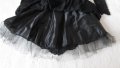 Официална рокля от черна дантела, снимка 4