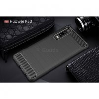 Huawei P30 карбон силиконов гръб / кейс, снимка 4 - Калъфи, кейсове - 25730588