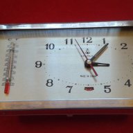 Часовник механичен  с термометър стар - Китай, снимка 4 - Антикварни и старинни предмети - 17348330