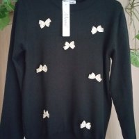 Панделки с камъчета, снимка 3 - Блузи с дълъг ръкав и пуловери - 23444261
