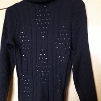 Поло с ефект дантела, снимка 3 - Блузи с дълъг ръкав и пуловери - 24355911