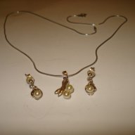 Сребърен лот с перли, снимка 5 - Бижутерийни комплекти - 17899053