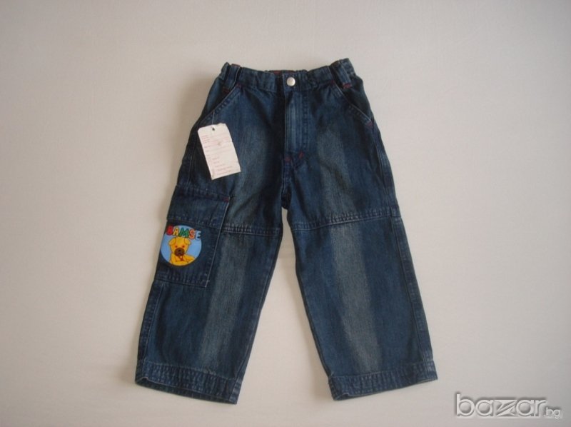 Нови дънки с любимото мече Bamse, 092 см. , снимка 1