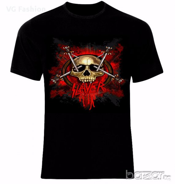  Slayer Trash Metal Skull Череп Тениска Мъжка/Дамска S до 2XL, снимка 1
