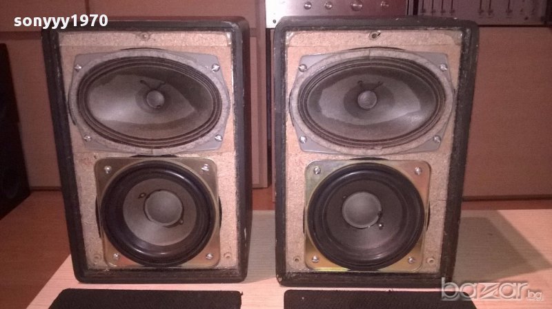 Ретро тонколони-27х18х16см-25watt/4ohm-внос швеицария, снимка 1