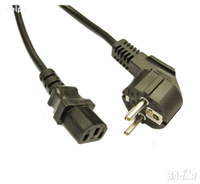 Захранващ кабел за захранване/компютър прав 3m 220V 10A, снимка 1