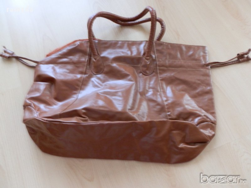 нова светло кафява чанта, снимка 1