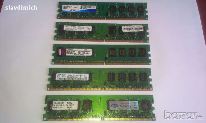 Продавам Рам RAM памет ДДР 2 DDR 2 800 mhz   2 GB, снимка 1