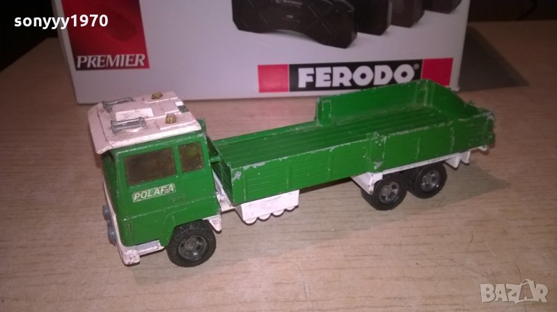 ford-england-17х6х5см-метален камион-внос англия, снимка 1