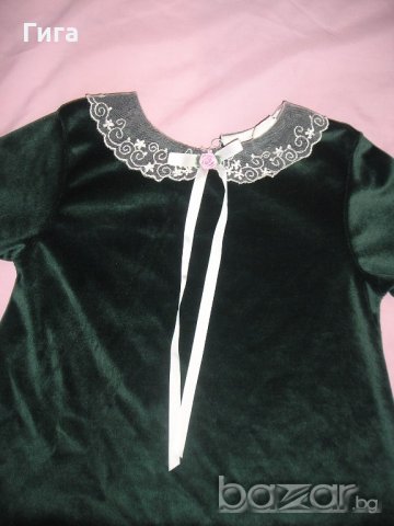 Нова зелена блузка, снимка 2 - Детски Блузи и туники - 18194211