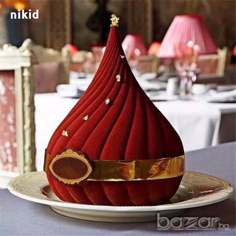 голям Купол покрив 3D силиконов молд форма торта декорация и украса фондан шоколад и др, снимка 2 - Форми - 17094166