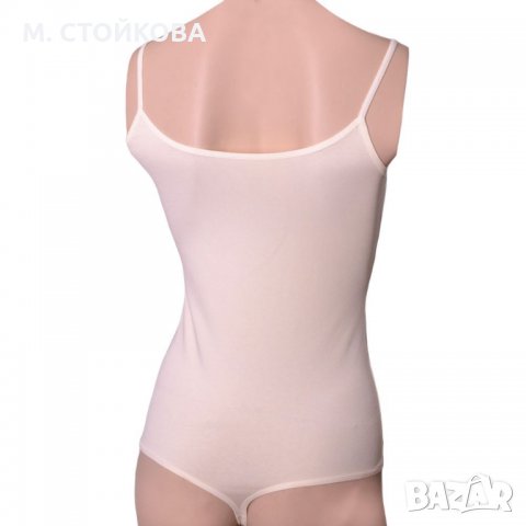 Дамско боди с тънка презрамка памук - прашка - различни цветове и размери, снимка 7 - Бельо - 23577647