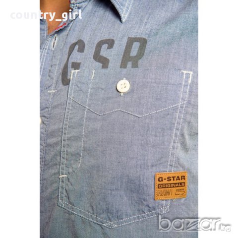 g star ne 5620 skye empire shirt - страхотна мъжка риза, снимка 2 - Ризи - 18150751
