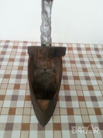 Антикварна ютия с петле, снимка 5 - Антикварни и старинни предмети - 22024829