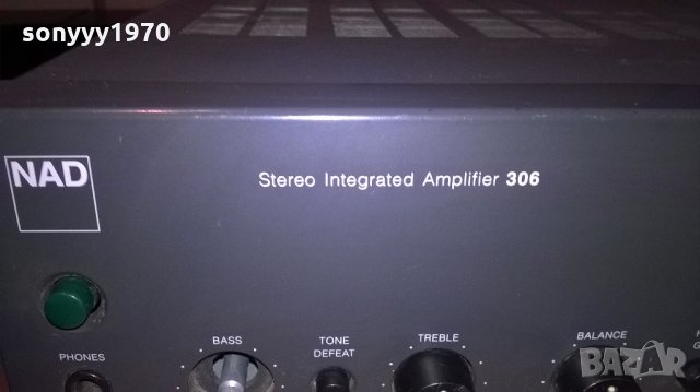 nad model 306-stereo amplifier-england, снимка 10 - Ресийвъри, усилватели, смесителни пултове - 22137884
