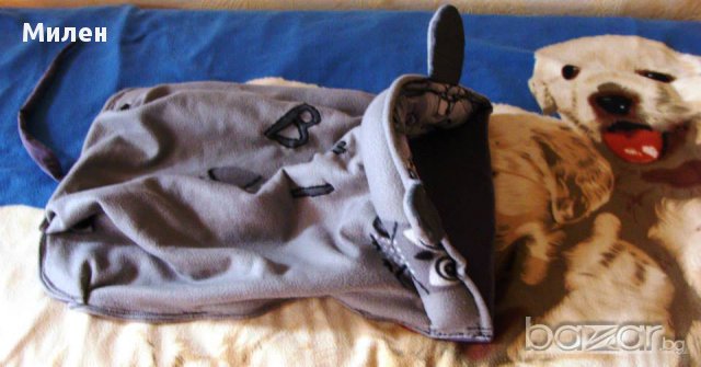 Чувалче за сгушване,с уши и опашка. За куче или котка.