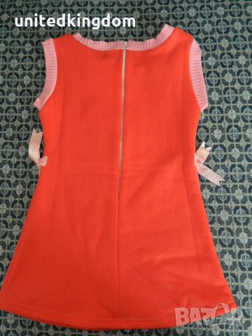 Чисто нова, с етикет, ватирана рокличка - произведено в България, снимка 5 - Детски рокли и поли - 23786052