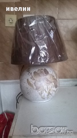 стара керамична нощна лампа, снимка 1 - Настолни лампи - 14947417