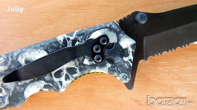 Сгъваем нож  STRIDE KNIVES B092 /ЧЕРЕПИ/, снимка 9 - Ножове - 10967759