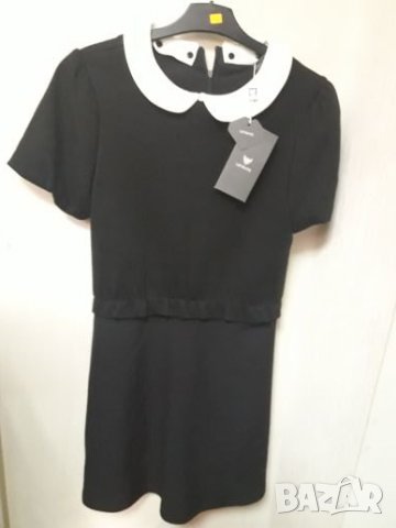 Нови стилни рокли с бяла яка !