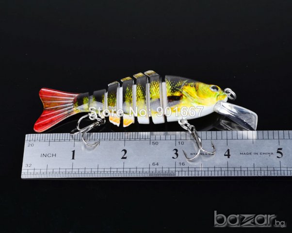 воблер 11.2см 14г 7 части, снимка 12 - Такъми - 7932170