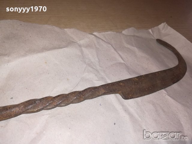 ръжен-ковано желязо-2бр-ретро колекция-58см и 47см, снимка 9 - Колекции - 20979190