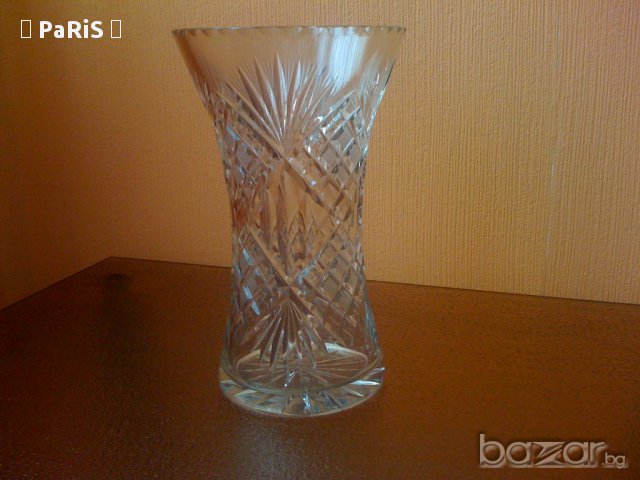 Кристална ваза, снимка 4 - Вази - 10800595