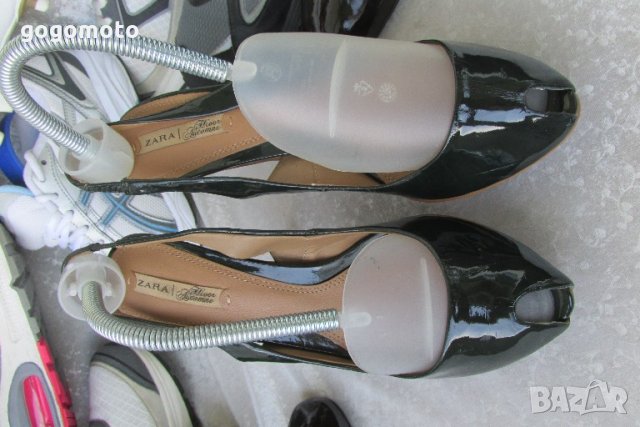 дамски тъмно (маслено) зелени обувки 38-39 платформа  ZARA® original ,GOGOMOTO.BAZAR.BG®, PLATFORM H, снимка 8 - Сандали - 21822992