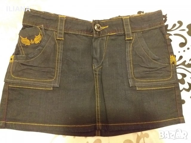 Дънкова къса пола