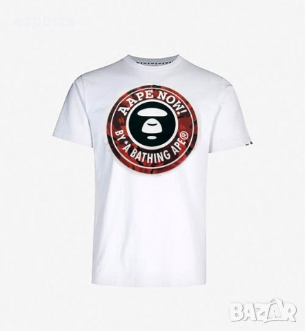 Тениска AAPE Now by A Bathing Ape (BAPE) - XL Red Camo Logo, снимка 2 - Тениски - 25843183