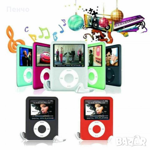 USB MP3 Player плеър FM радио с дигитален LCD екран за музика песни MP3 MP4 32GB 4-то поколение музи, снимка 1 - MP3 и MP4 плеъри - 26064004