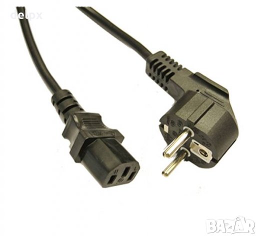Захранващ кабел за захранване/компютър прав 3m 220V 10A