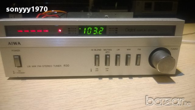 aiwa st-r30e-stereo tuner-made in japan-внос швеицария, снимка 11 - Ресийвъри, усилватели, смесителни пултове - 10161927