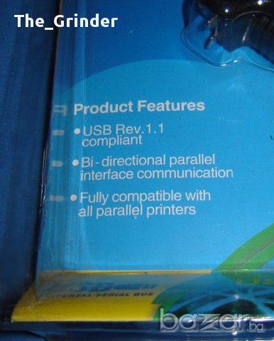 Продавам нов конверторен Usb to Parallel Printer Cable, снимка 2 - Кабели и адаптери - 10493706