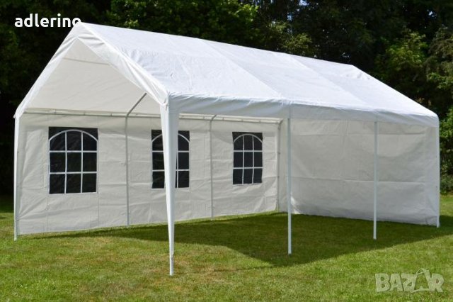  Градински павилион 6 х 4 метра, 57 кг, парти шатра, кетъринг шатра , снимка 6 - Градински мебели, декорация  - 24784570