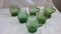 чаши зелено стъкло , снимка 1