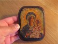 †  православна икона Дева Мария, икона Богородица с Младенеца - стара икона    , снимка 3
