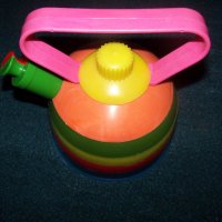 Стара пластмасова играчка чайник - свирка, снимка 8 - Други ценни предмети - 23275374
