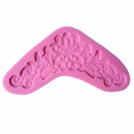 извит молд орнамент силиконова форма за украса фондан торта сладки декор, снимка 2 - Форми - 12991240