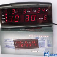 НОВ! LED Дигитален часовник аларма час дата месец температура, снимка 1 - Лед осветление - 13344051