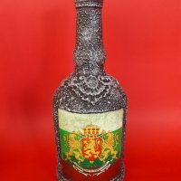 Патриотични бутилки за домашен алкохол - Ръчна изработка!, снимка 8 - Декорация за дома - 16871978