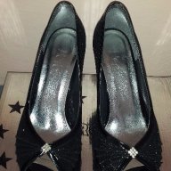 Официални обувки с брокат, снимка 1 - Дамски обувки на ток - 18264413