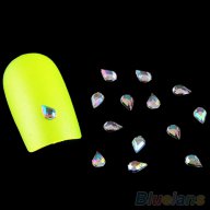 микс 6 вида ситни формички сребристи камъчета кристали капси декорация 3д ефект за нокти м, снимка 4 - Продукти за маникюр - 16699021