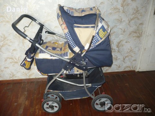 Комбинирана бебешка количка, снимка 1