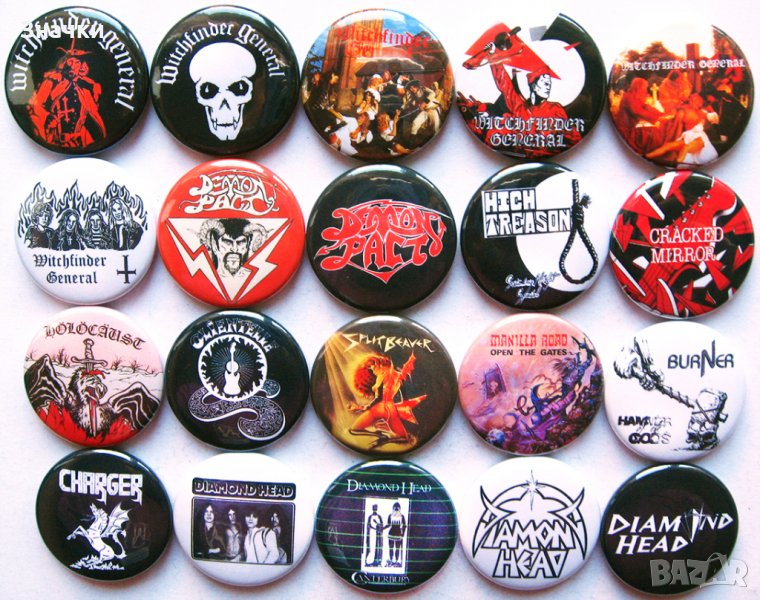 Значки на NWOBHM банди част 2, снимка 1