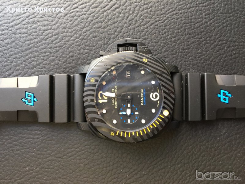 Часовник PANERAI Luminor Submersible 1950 Carbotech реплика клас  ААА+, снимка 1