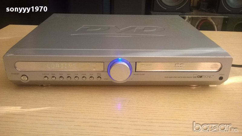 Clatronic dvd 569hc-amplifier/tuner-внос швеицария, снимка 1