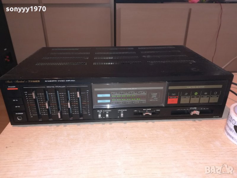 fisher amplifier-470w-made in japan-внос швеицария, снимка 1