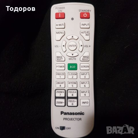 Panasonic N2QAYA000040 Projector Remote Control, снимка 1