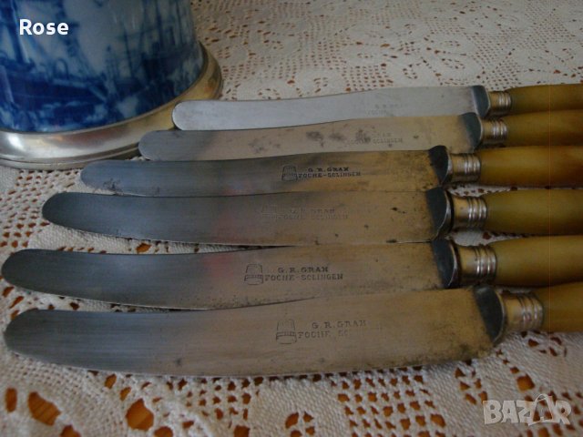 Solingen Vintage G.R. GRAH Foche  Germany 1930год, снимка 7 - Прибори за хранене, готвене и сервиране - 22026851